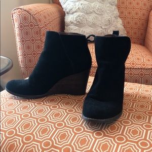 Lucky brand wedge booties